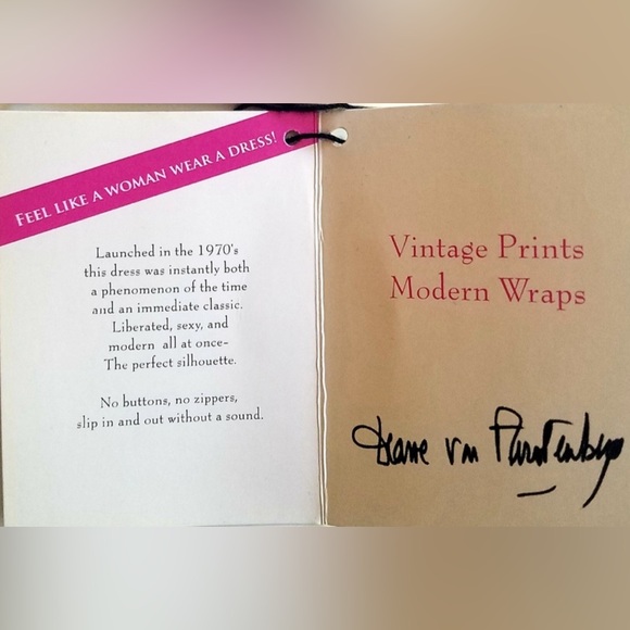 Diane von Furstenberg Vintage Julian Wrap Dress 100% Silk Size 2 - Picture 6 of 6